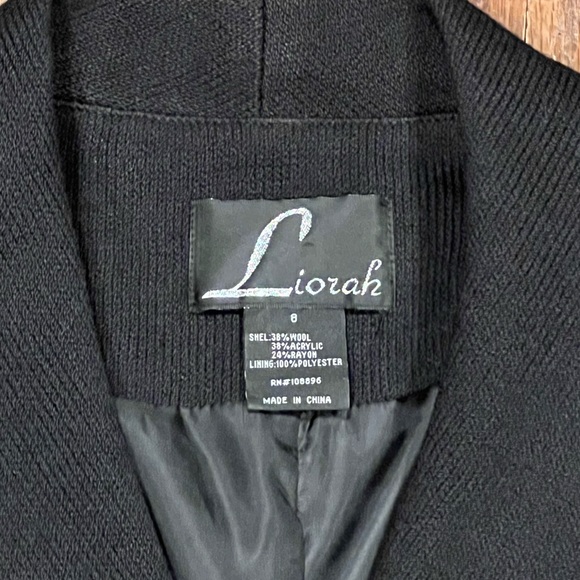 Liorah Black Knit Women’s Blazer - Picture 5 of 7